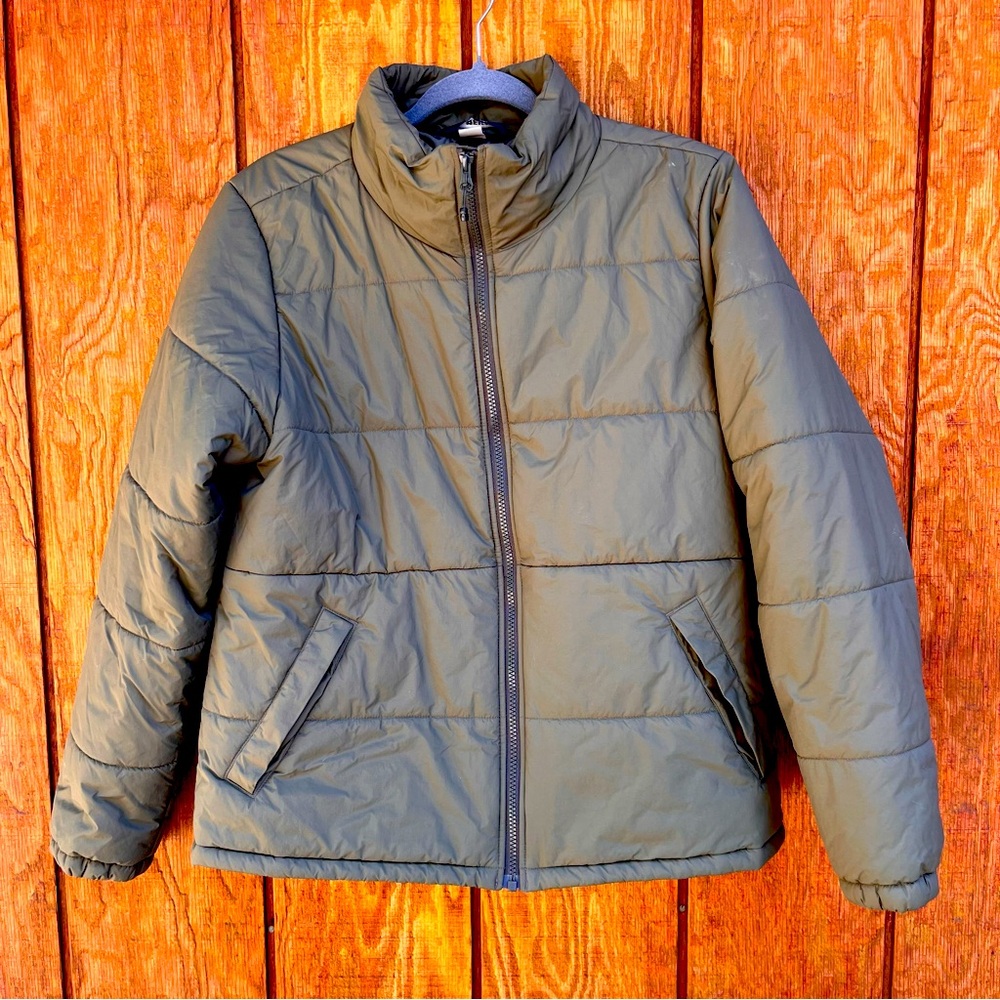 Women's REI Insulated Jacket- Size Large- Army Green
